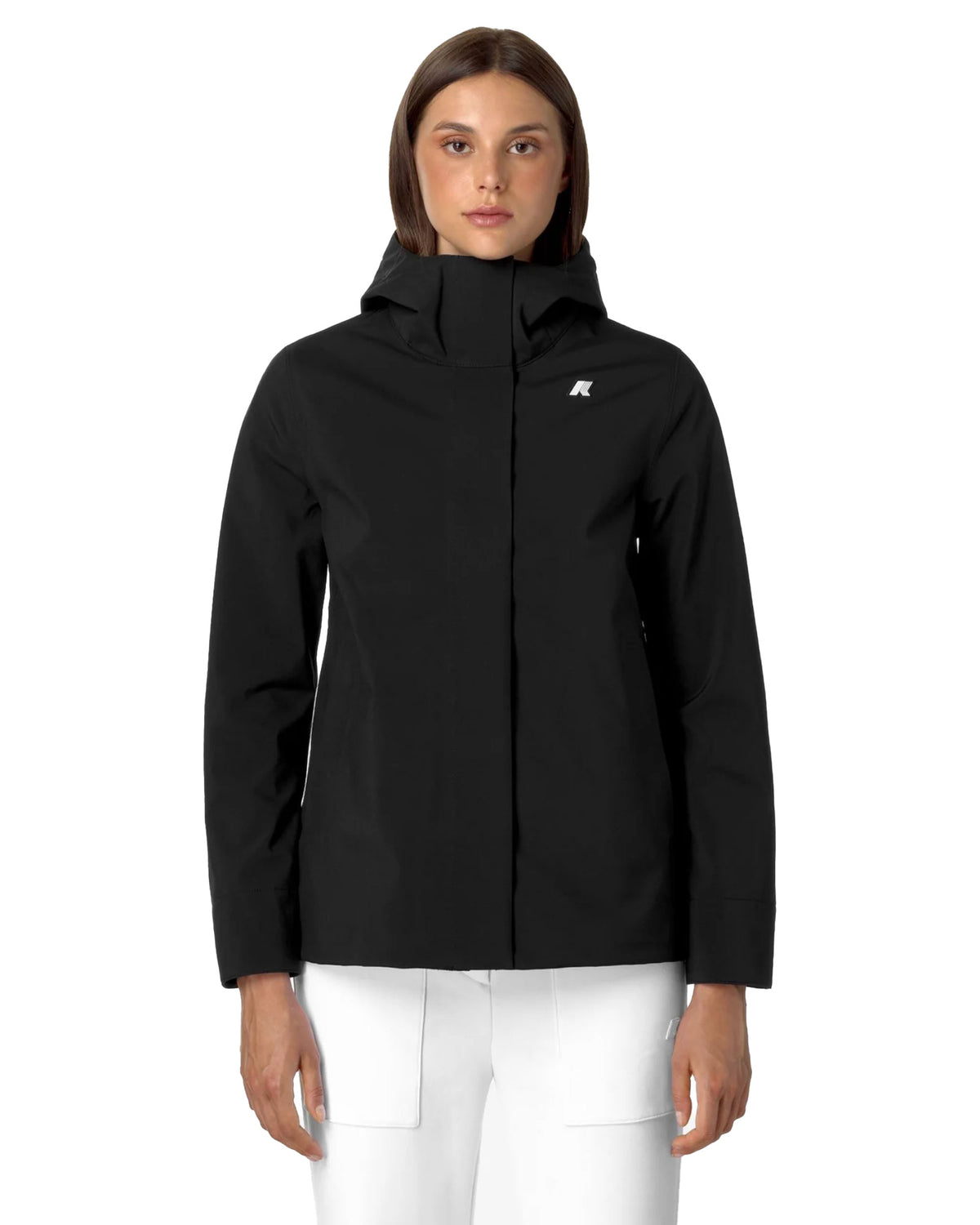 Woman Jackets K-Way Madalina Bonded Black