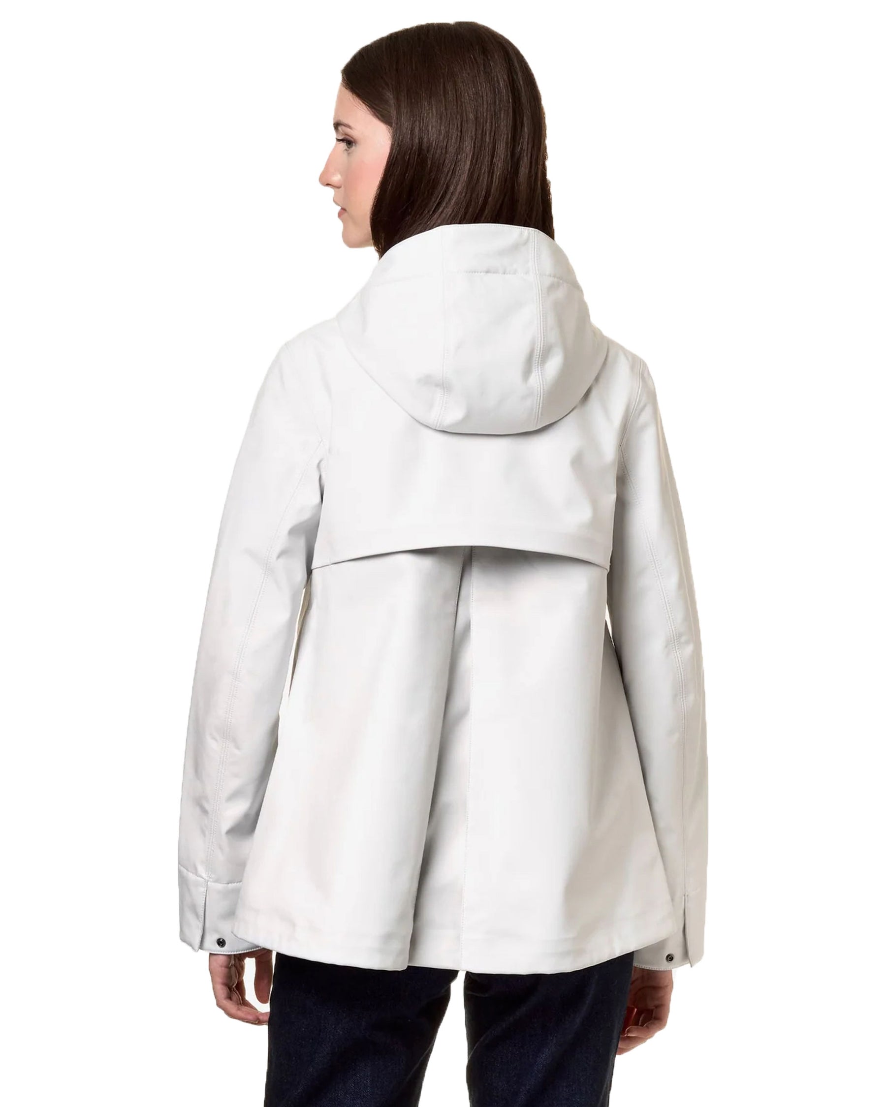 Woman's Jacket K-Way Madlain Bonded White