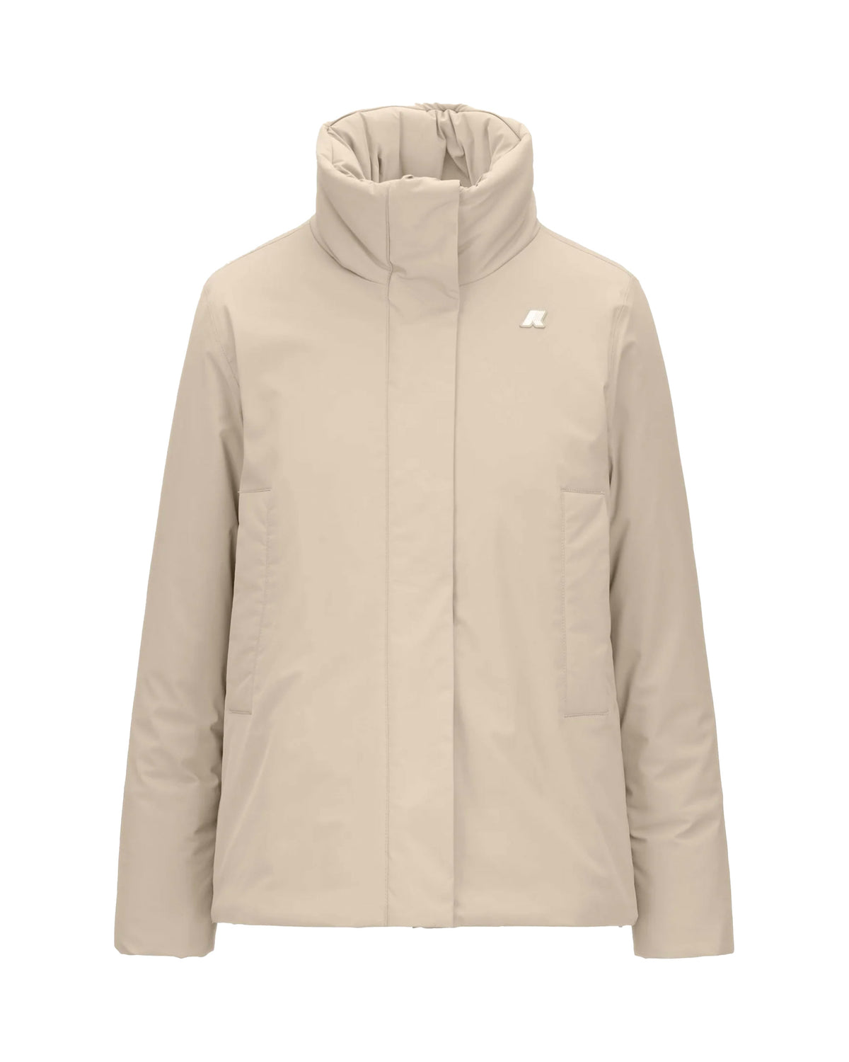 Woman's Jacket K-Way Marlette St Warm Beige