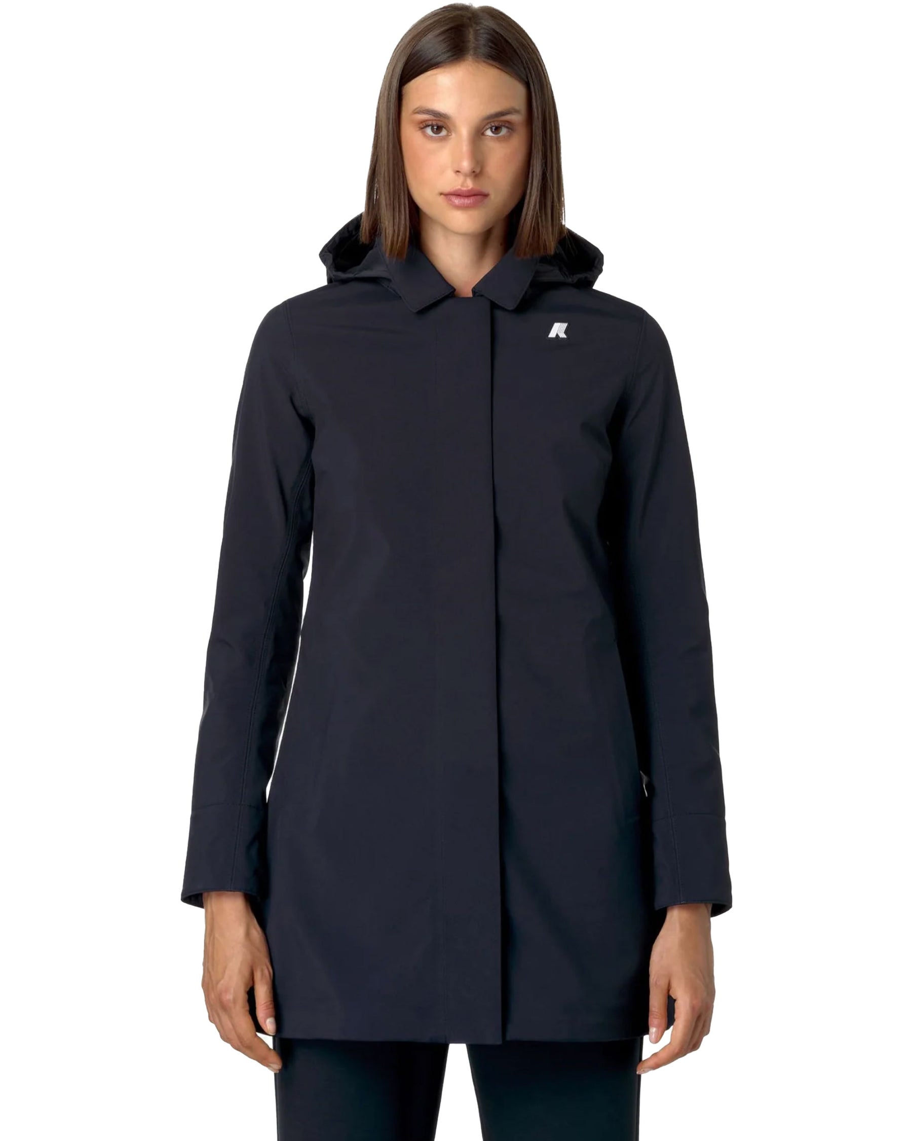 Woman Jackets K-Way Mathy Bonded Blue