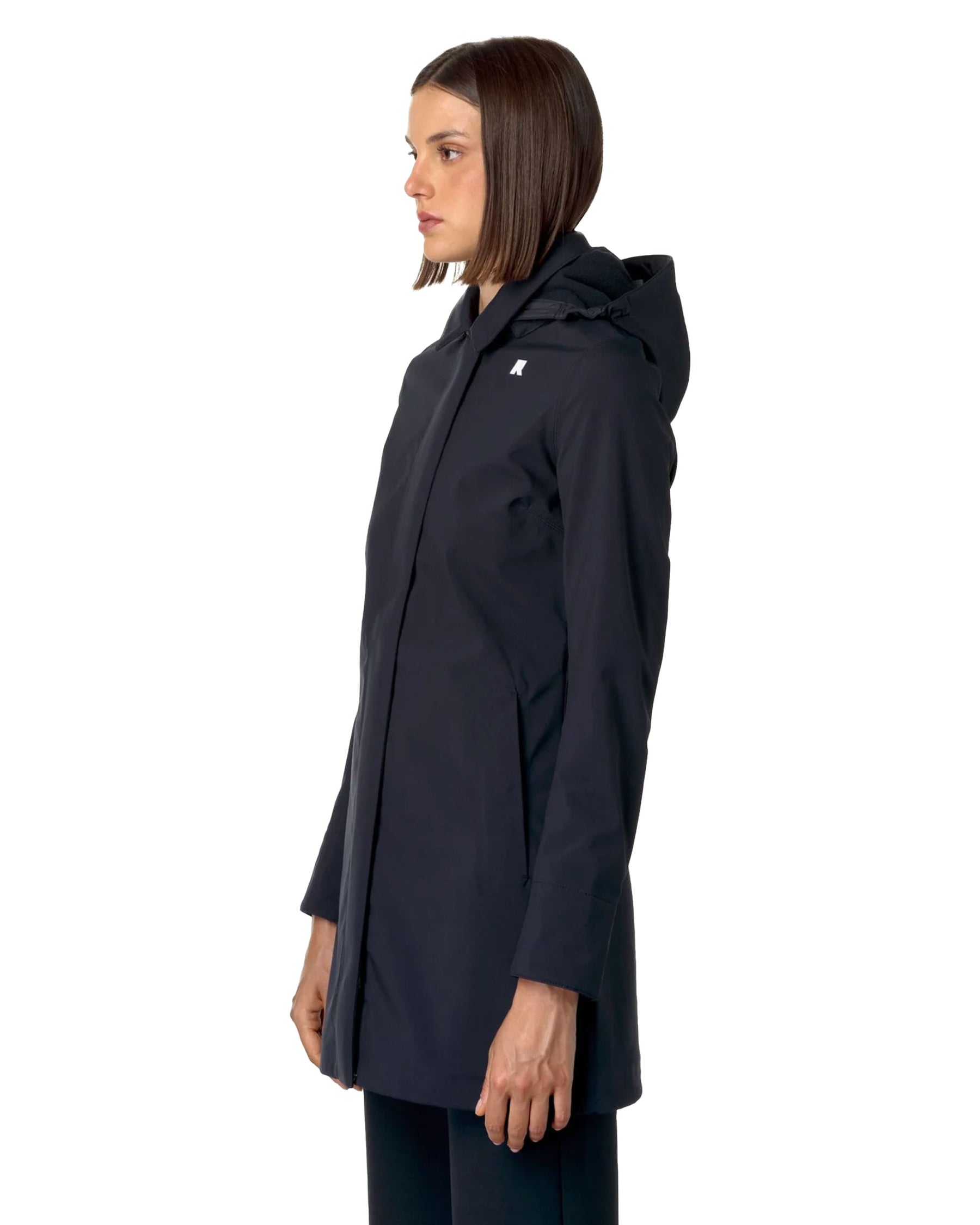 Woman Jackets K-Way Mathy Bonded Blue