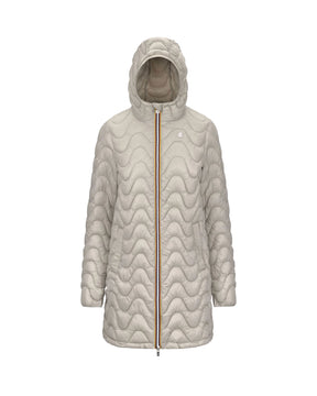 Giacca Donna K-Way Sophie Quilted Warm Beige