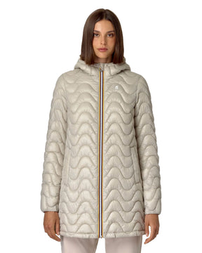 Giacca Donna K-Way Sophie Quilted Warm Beige