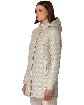 Giacca Donna K-Way Sophie Quilted Warm Beige