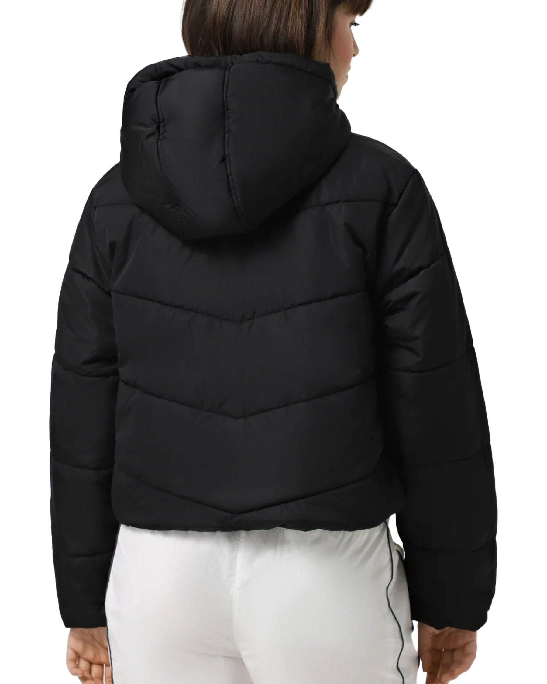 Giacca Donna Vans Mte Foundry Crop Puff Hood Black