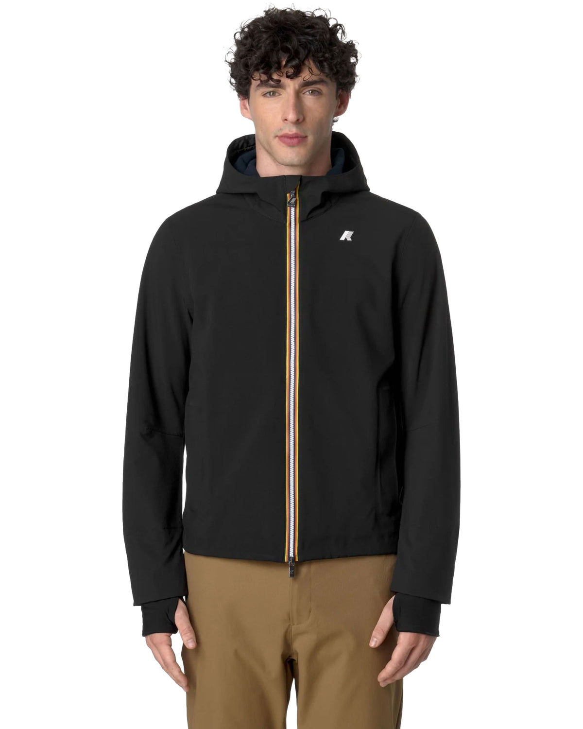 Man Jackets K-Way Jacko Bonded Pile Black