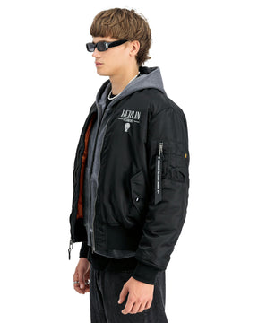 Man Jacket Alpha Industries MA-1 Berlin Cndy bomber Black