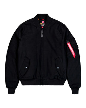 Man Jackets Alpha Industries MA-1 Wool Black