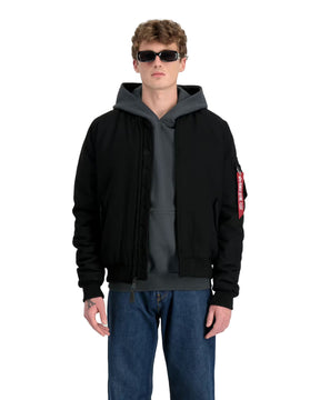 Man Jackets Alpha Industries MA-1 Wool Black