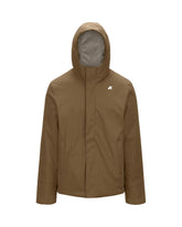 Man Jacket K-Way Jacko Twill Marmotta Brown