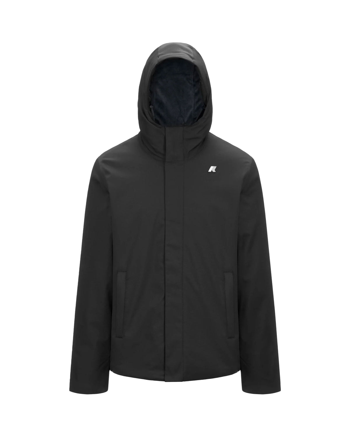 Man Jackets K-Way Jacko Twill Marmotta Black