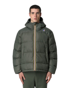 Man Jackets K-Way Le Vrai 3.0 Claude Heavy Warm Dark Green