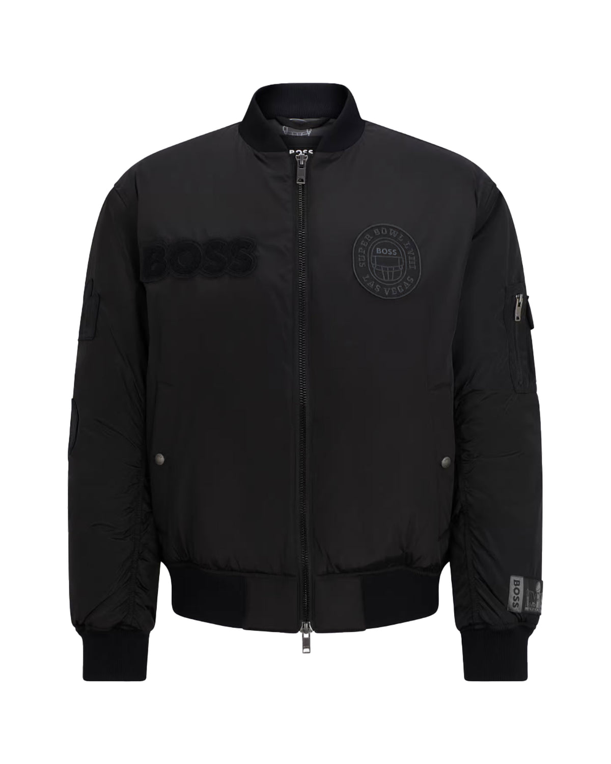 Giacche Bomber Boss Center NFL Nero