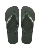 Havaianas Brasil Logo Green Olive