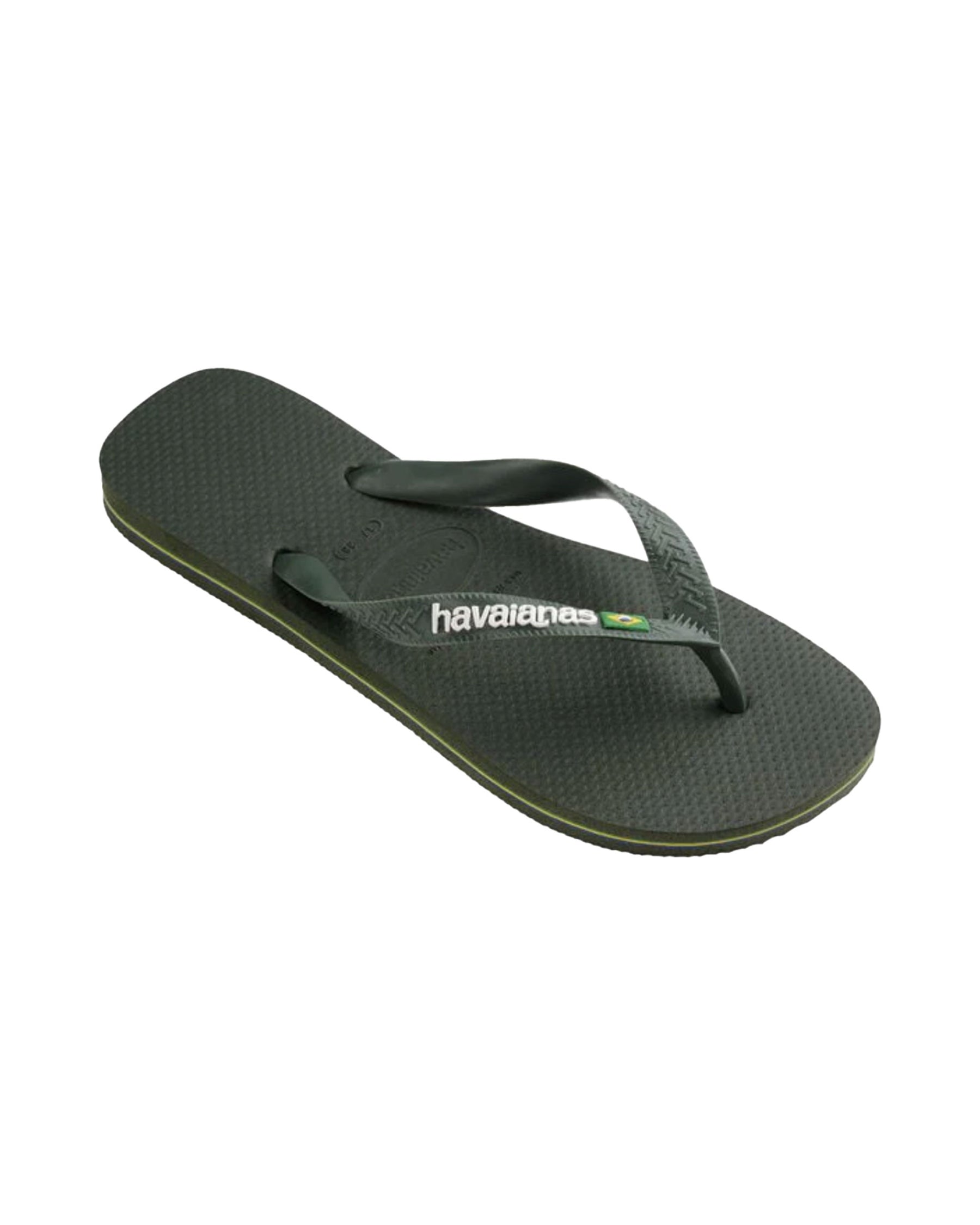 Havaianas Brasil Logo Green Olive