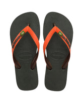 Havaianas Brasil Mix Olive Green Sunset Orange