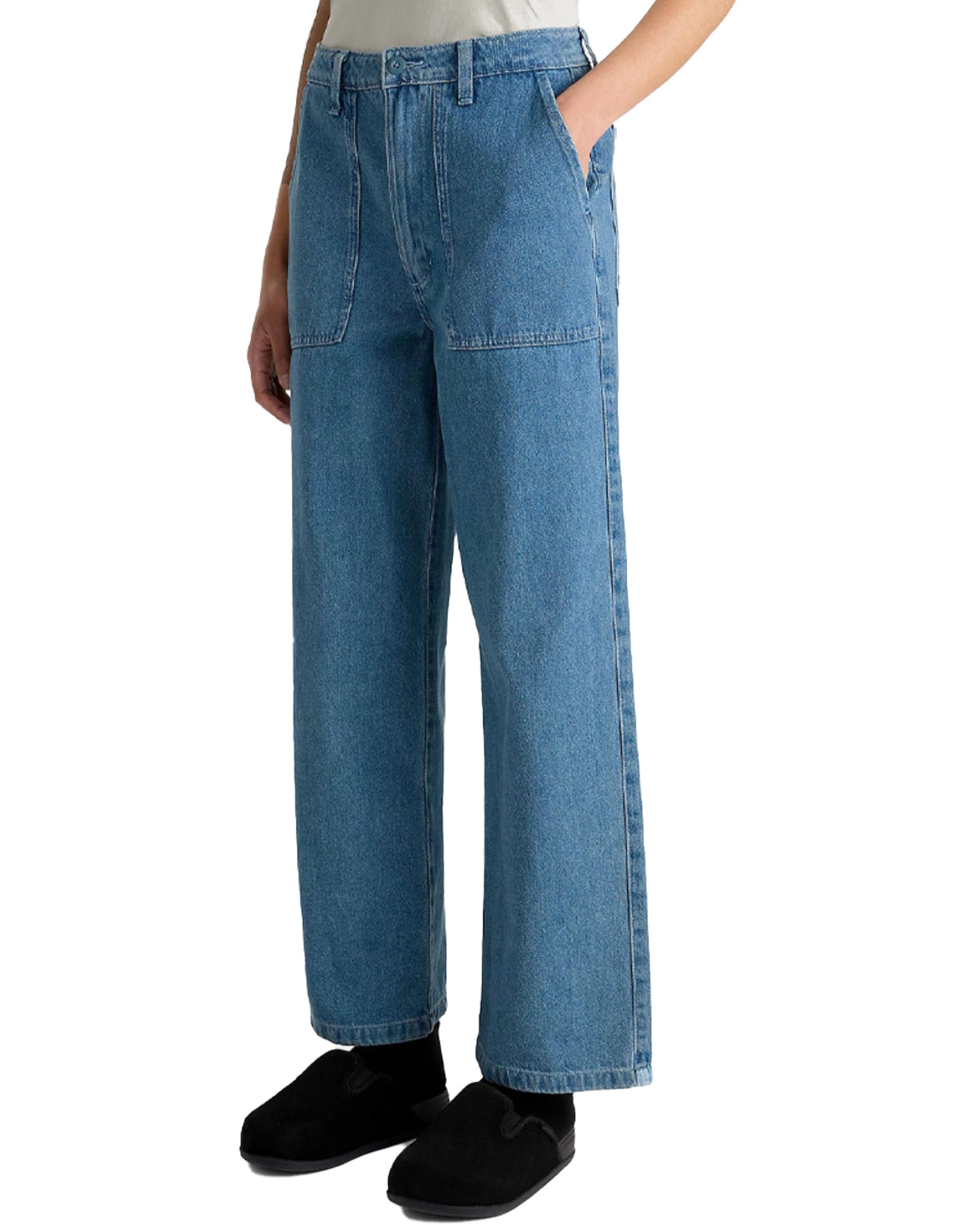 Vans Union Relaxed Denim Carpenter Pant Stone Wash