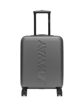 K-Way Cabin Trolley Small Metallic Grey