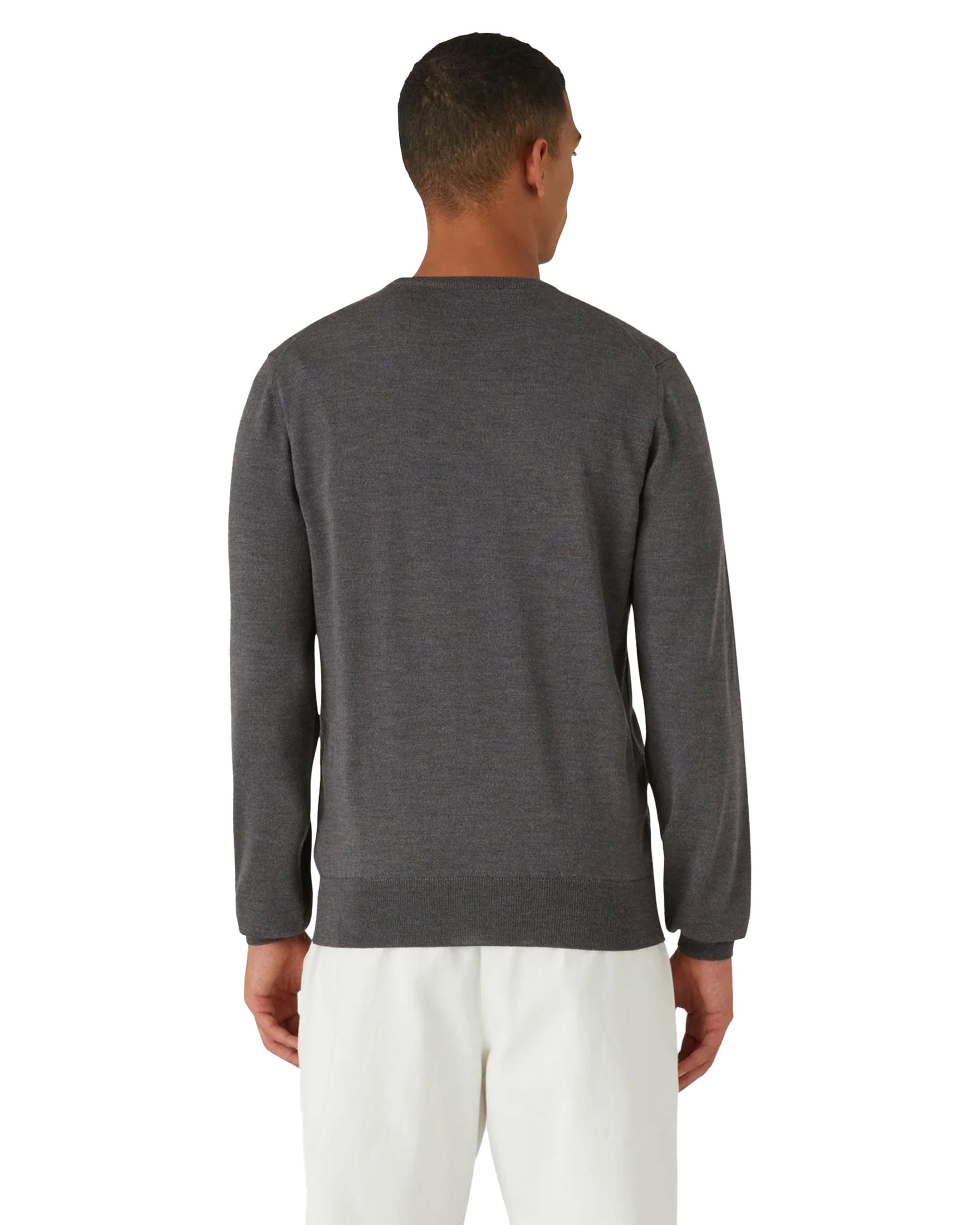 K-Way Pullover Girocollo Sebastien Merino Grigio