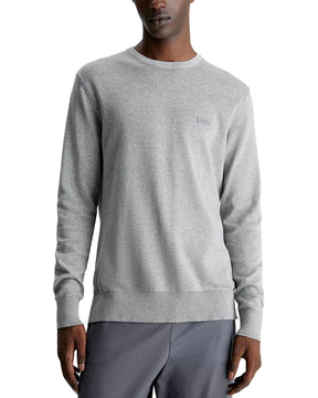 Calvin Klein Cotton Silk Blend Cn Sweater Grey