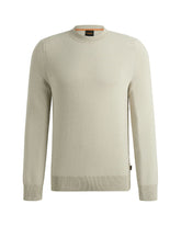 Man Sweater Boss Atakos Cream