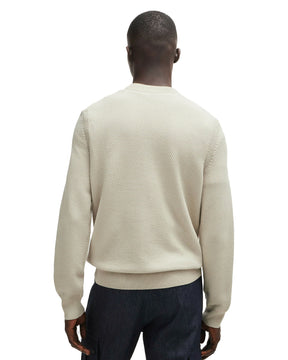 Man Sweater Boss Atakos Cream