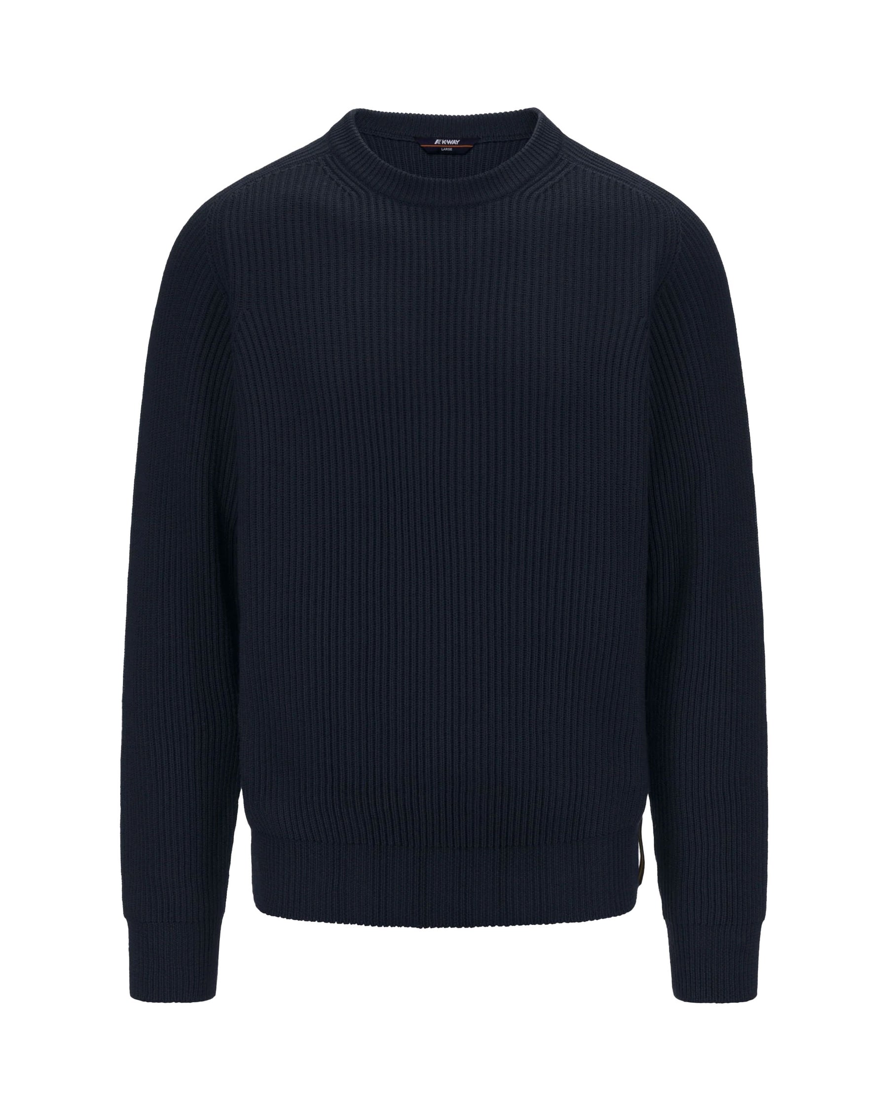 Maglione Uomo K-Way Verin Wool Merino Blend Blu