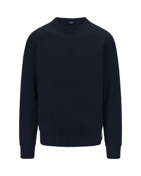 Maglione Uomo K-Way Verin Wool Merino Blend Blu