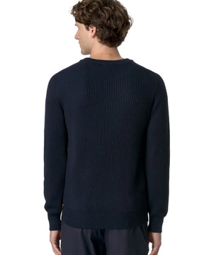 Maglione Uomo K-Way Verin Wool Merino Blend Blu