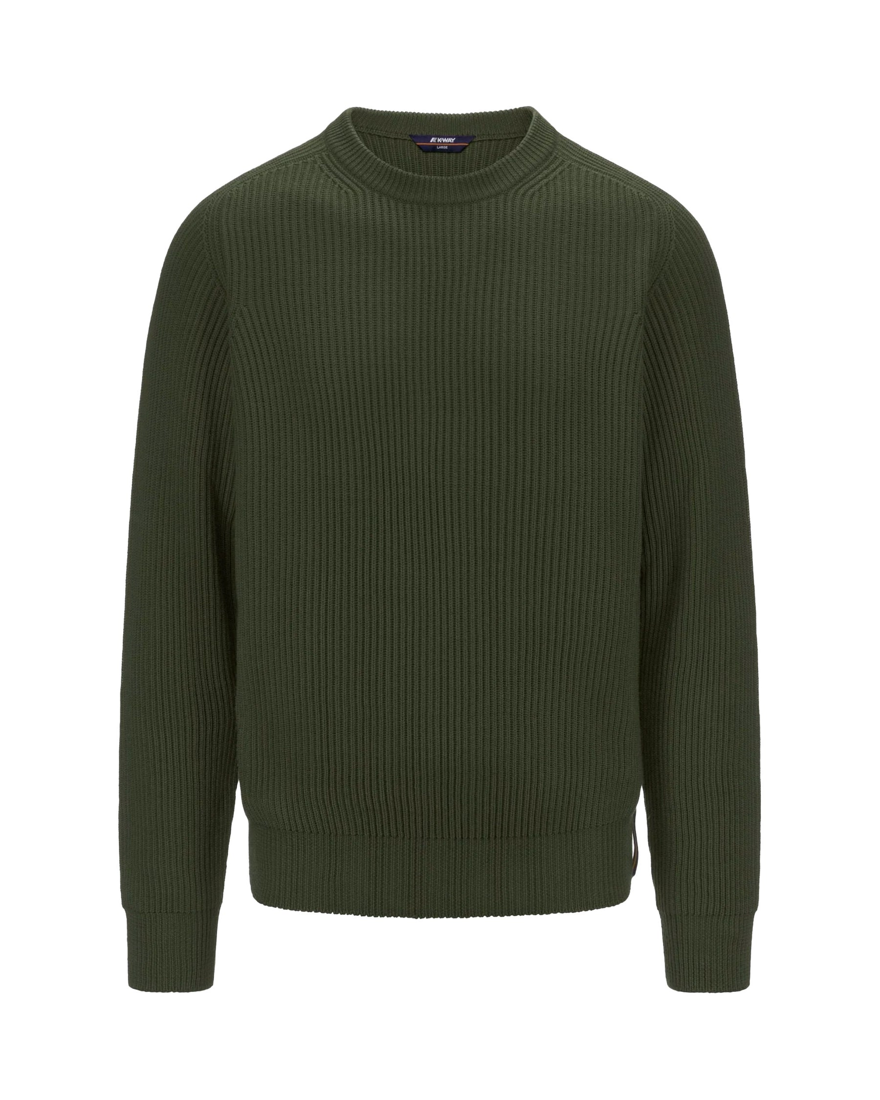 Maglione Uomo K-Way Verin Wool Merino Blend Verde