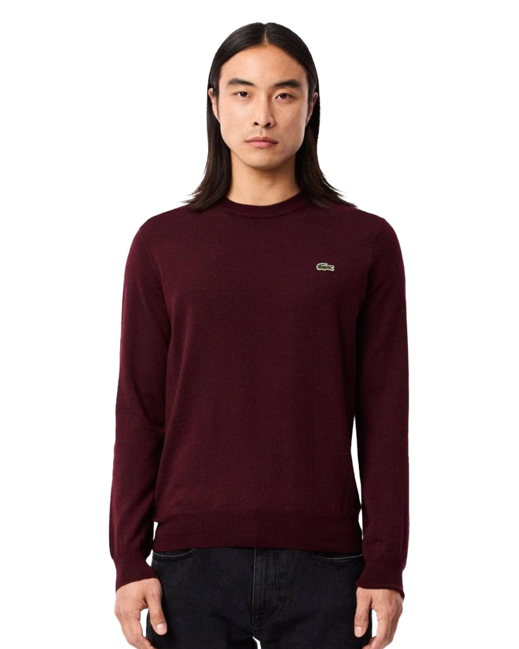 Maglione Uomo Lacoste Bordeaux