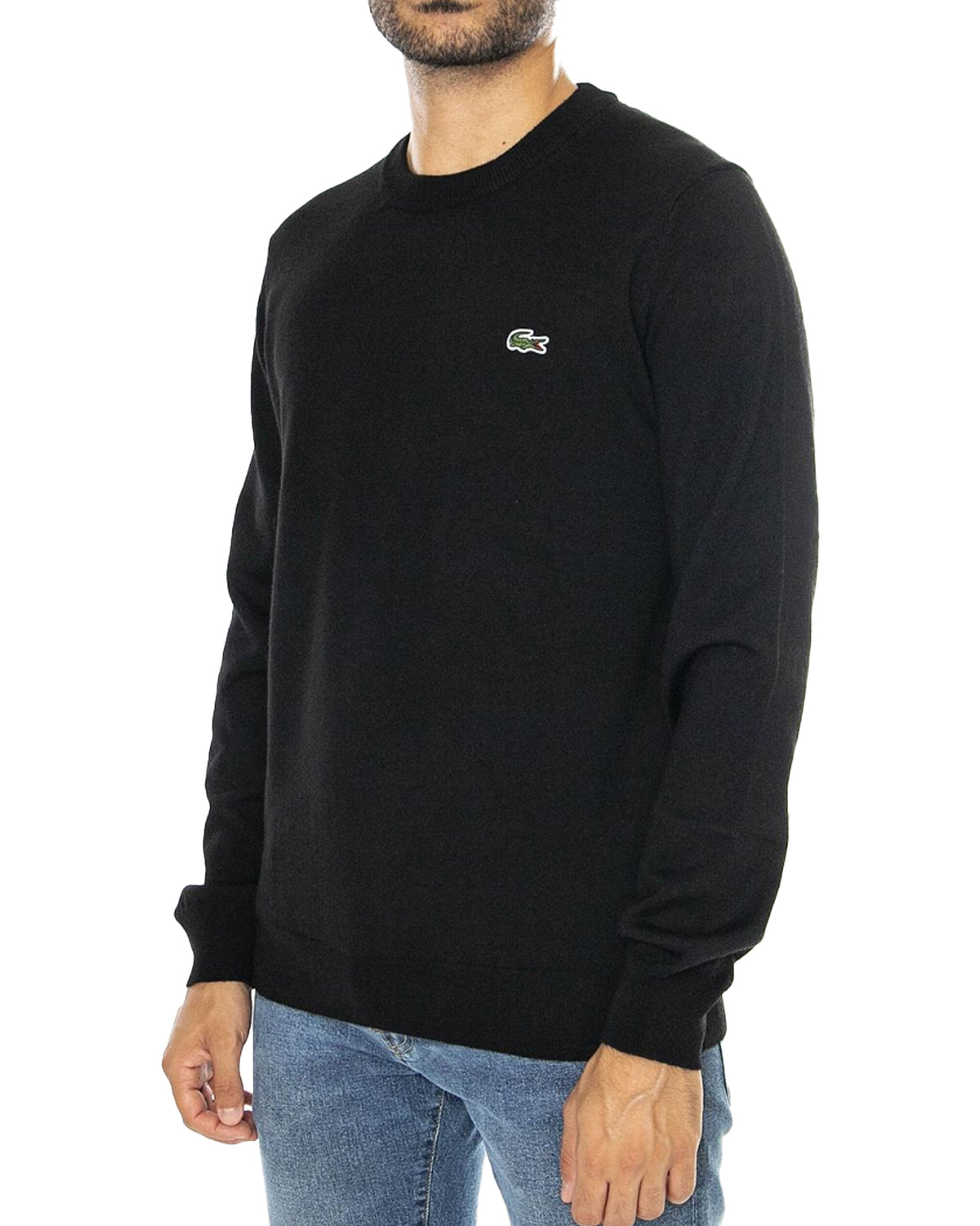 Man Sweaters Lacoste Black