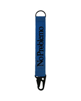 No Problemo Mini Problemo Carabiner Keychain Blue