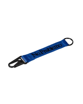 No Problemo Mini Problemo Carabiner Keychain Blue