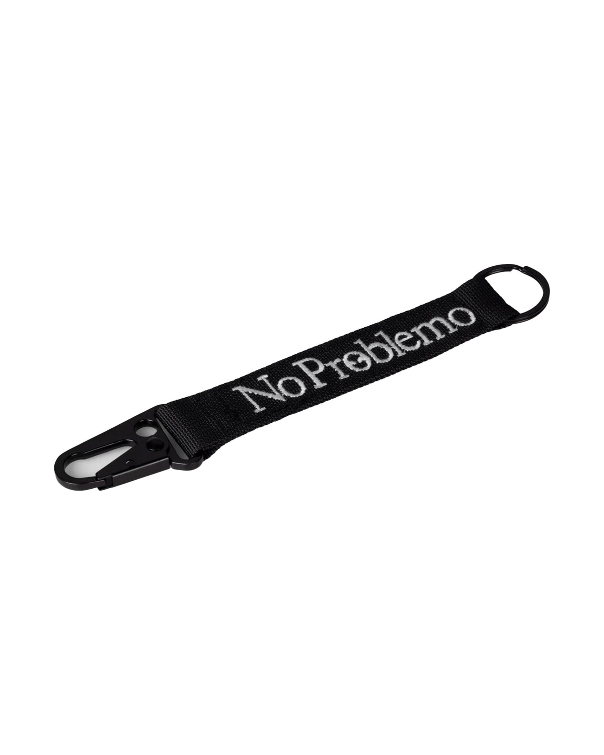 No Problemo Mini Problemo Carabiner Keychain Nero