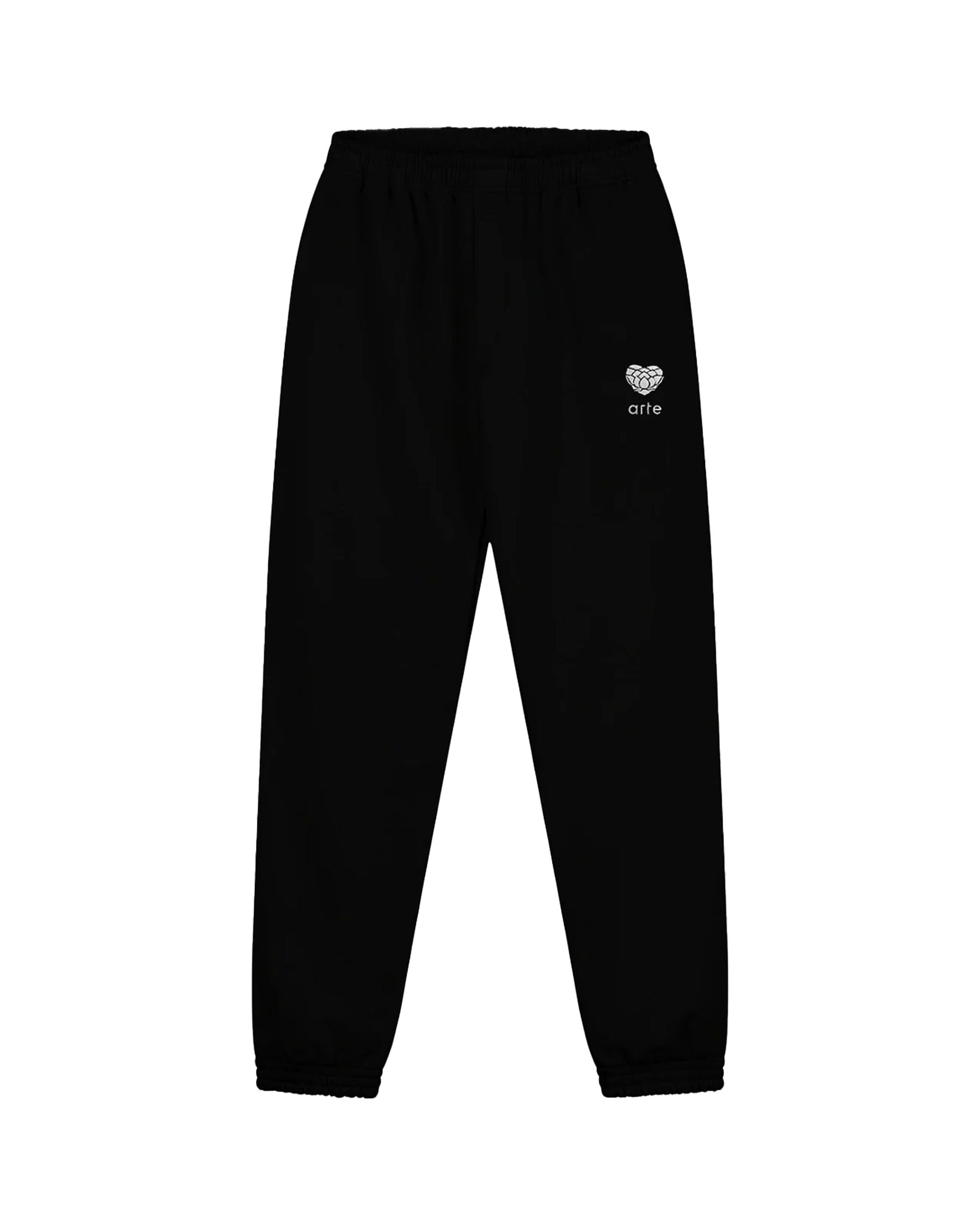 Arte Antwerp Heart Flower Sweat Pants Black