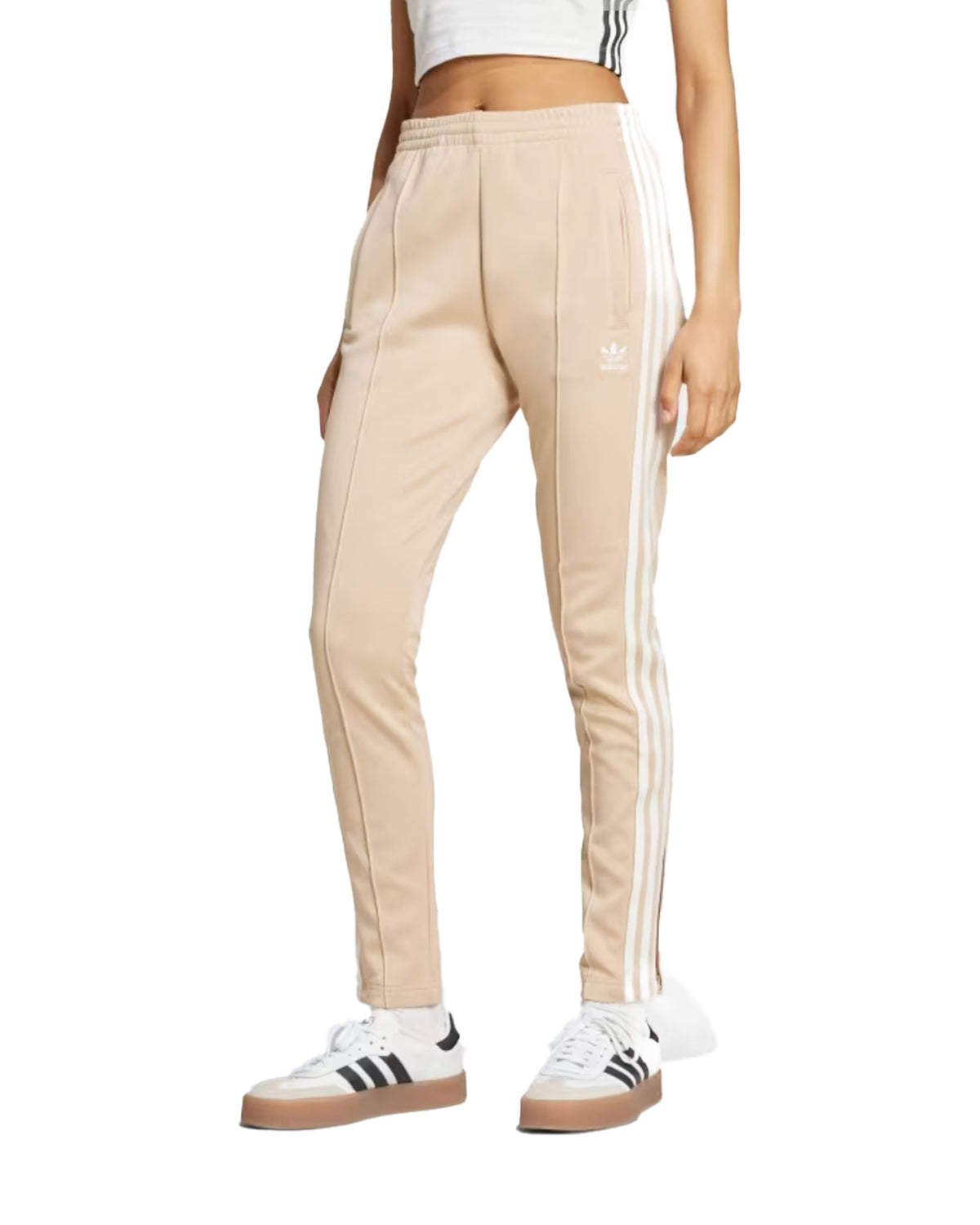 Pantalone Donna Adidas Superstar Beige