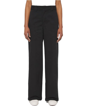 Woman's Dickies Wide Leg Work Pant W Black