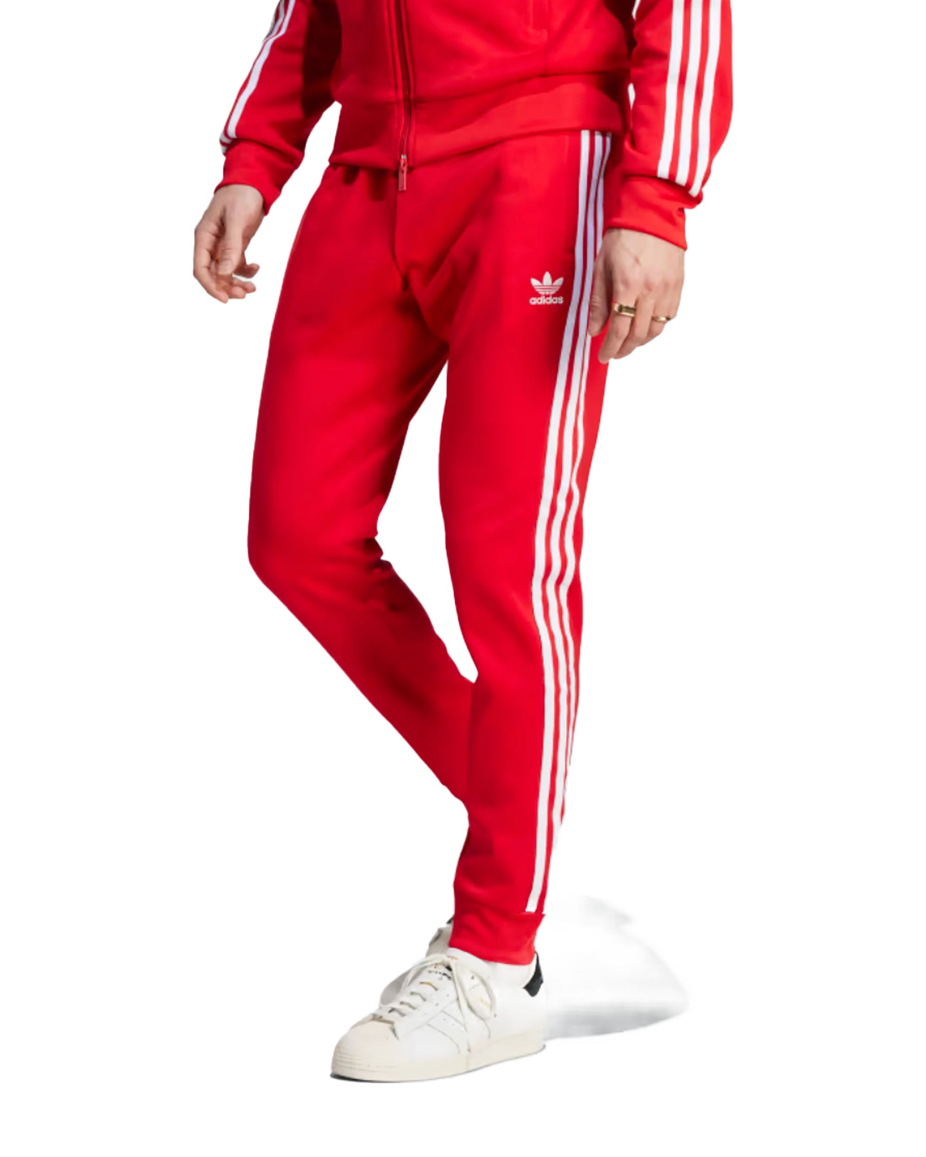 Man Trousers Adidas SST TP Red