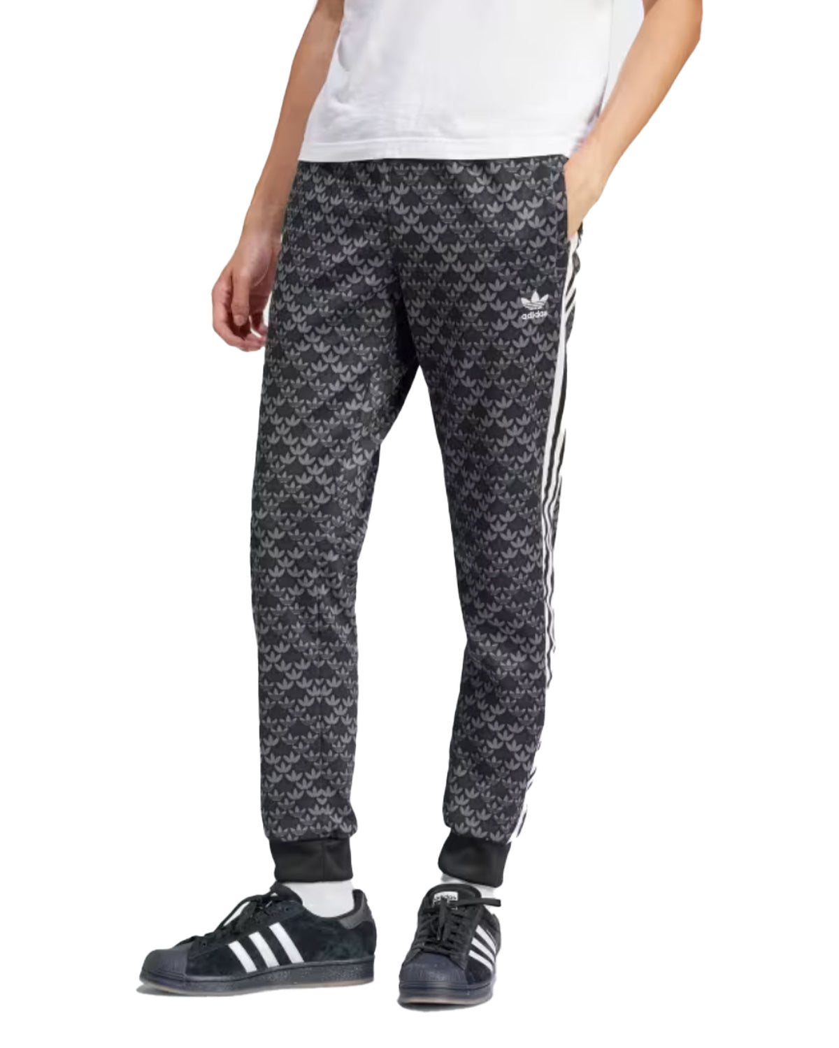 Pantalone Uomo Adidas Superstar Mono Trackpant Nero