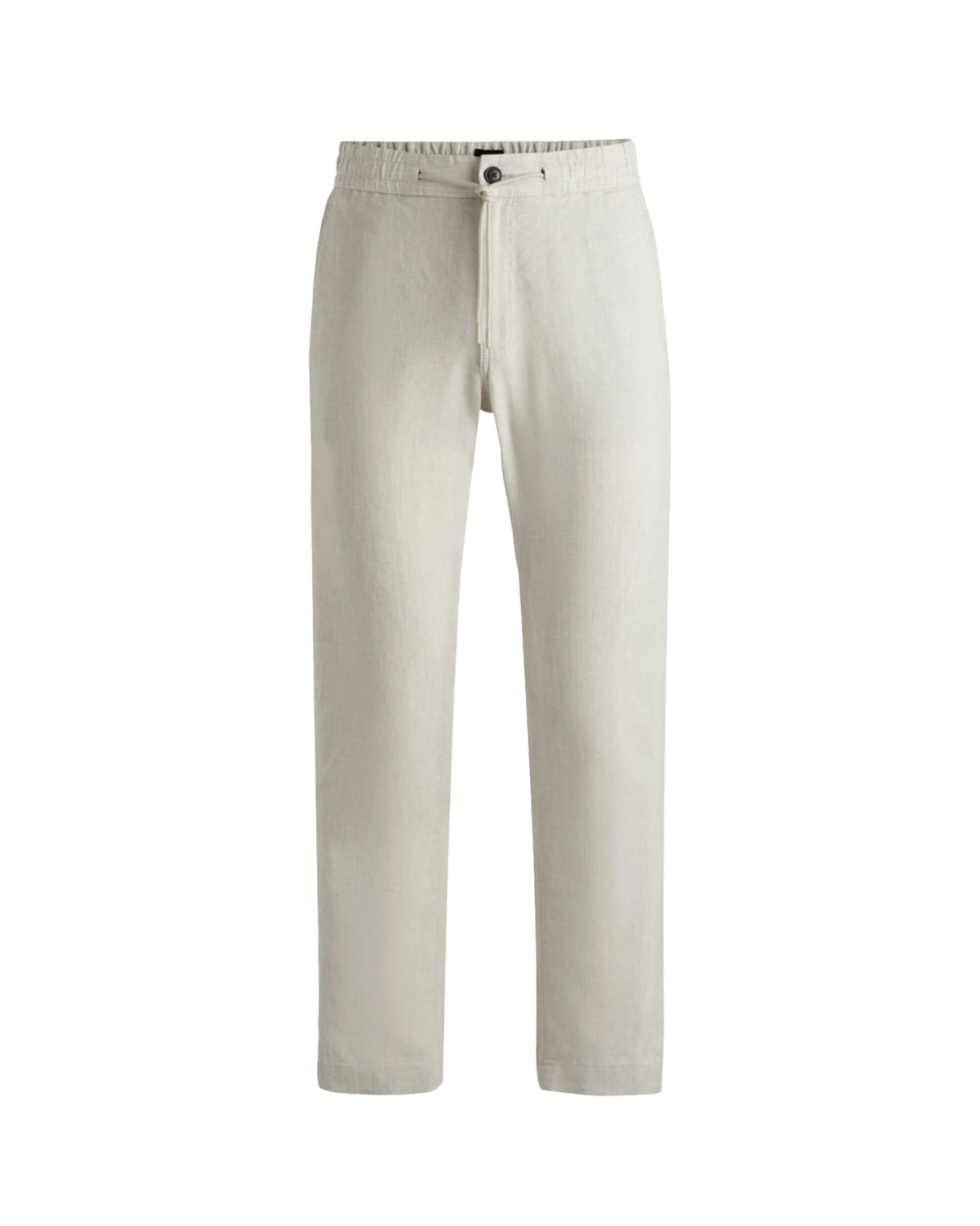 Pantalone Uomo Boss Lino Sanderson Light Beige