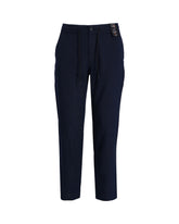 Man Trousers Boss Sanderson Linen Blue