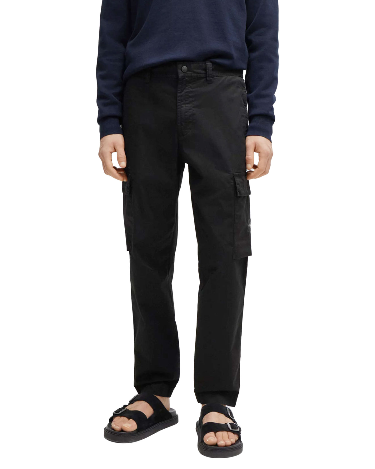 Pantalone Uomo Boss Sisla 6 Cargo Nero