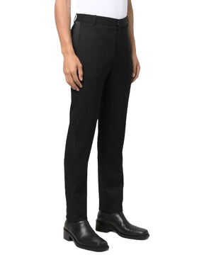 Pantalone Uomo Calvin Klein Sateen Stretch Cropped Tapered Nero