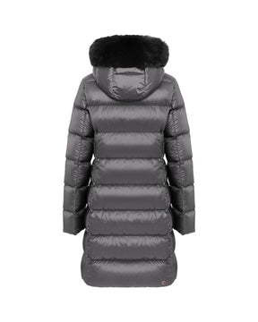 Woman's Long Jackets Colmar Originals With Fur Grey