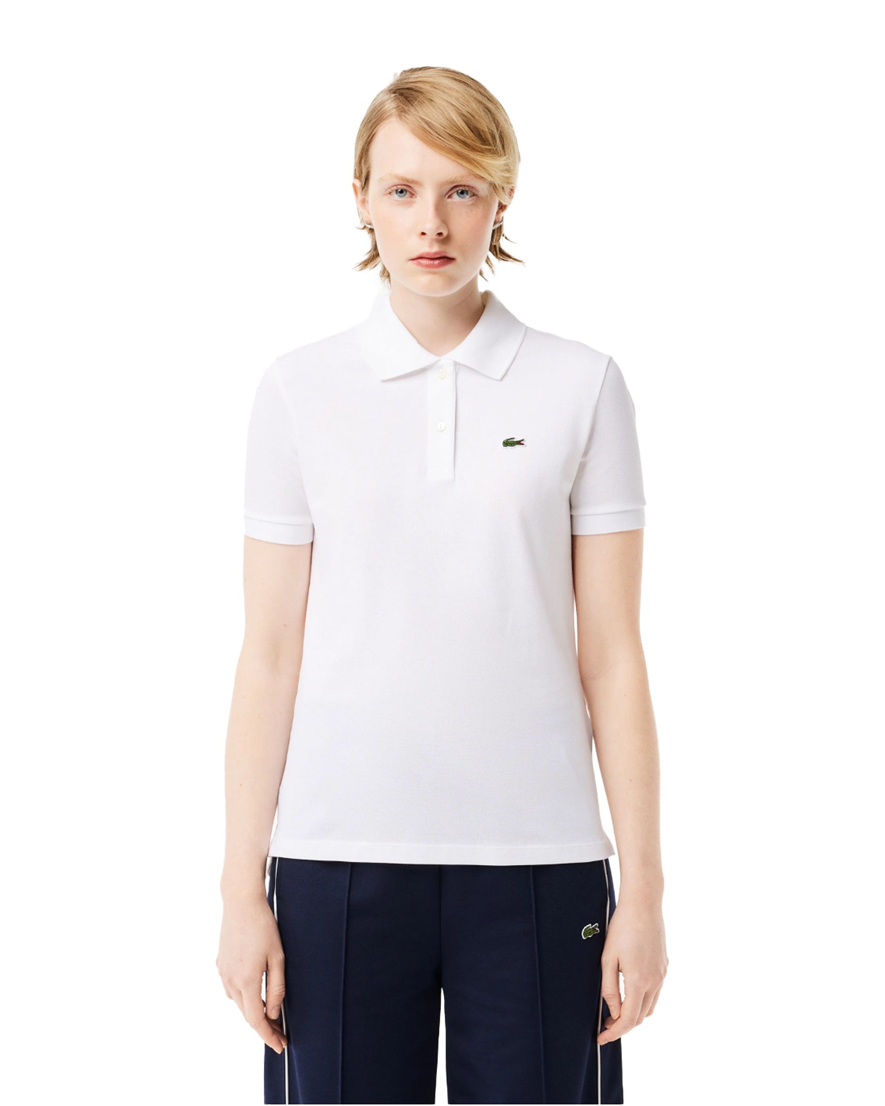 Polo Donna Lacoste Bianca