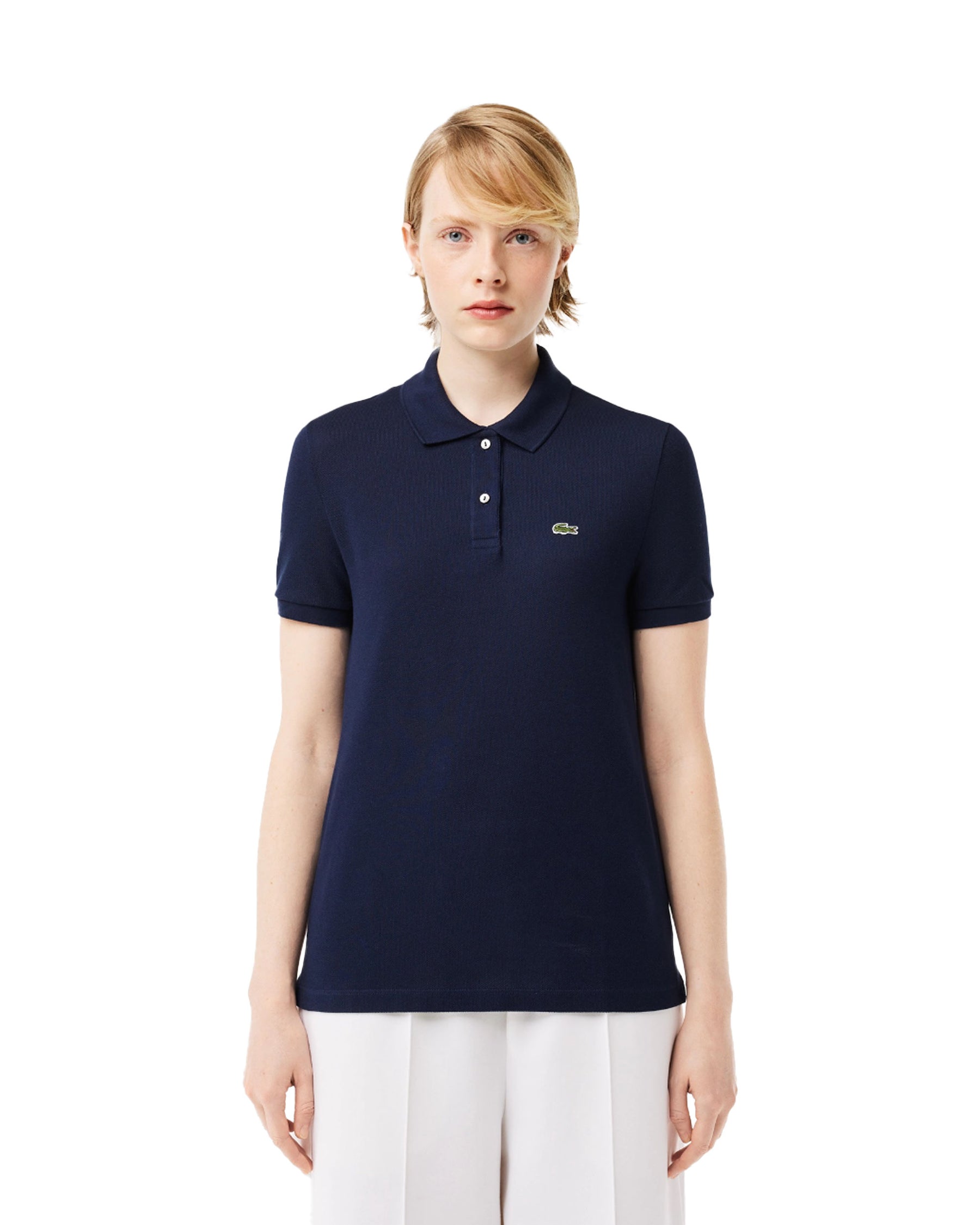 Woman's Polo Shirt Lacoste Blue