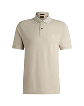 Polo Uomo Boss Basic Logo Beige