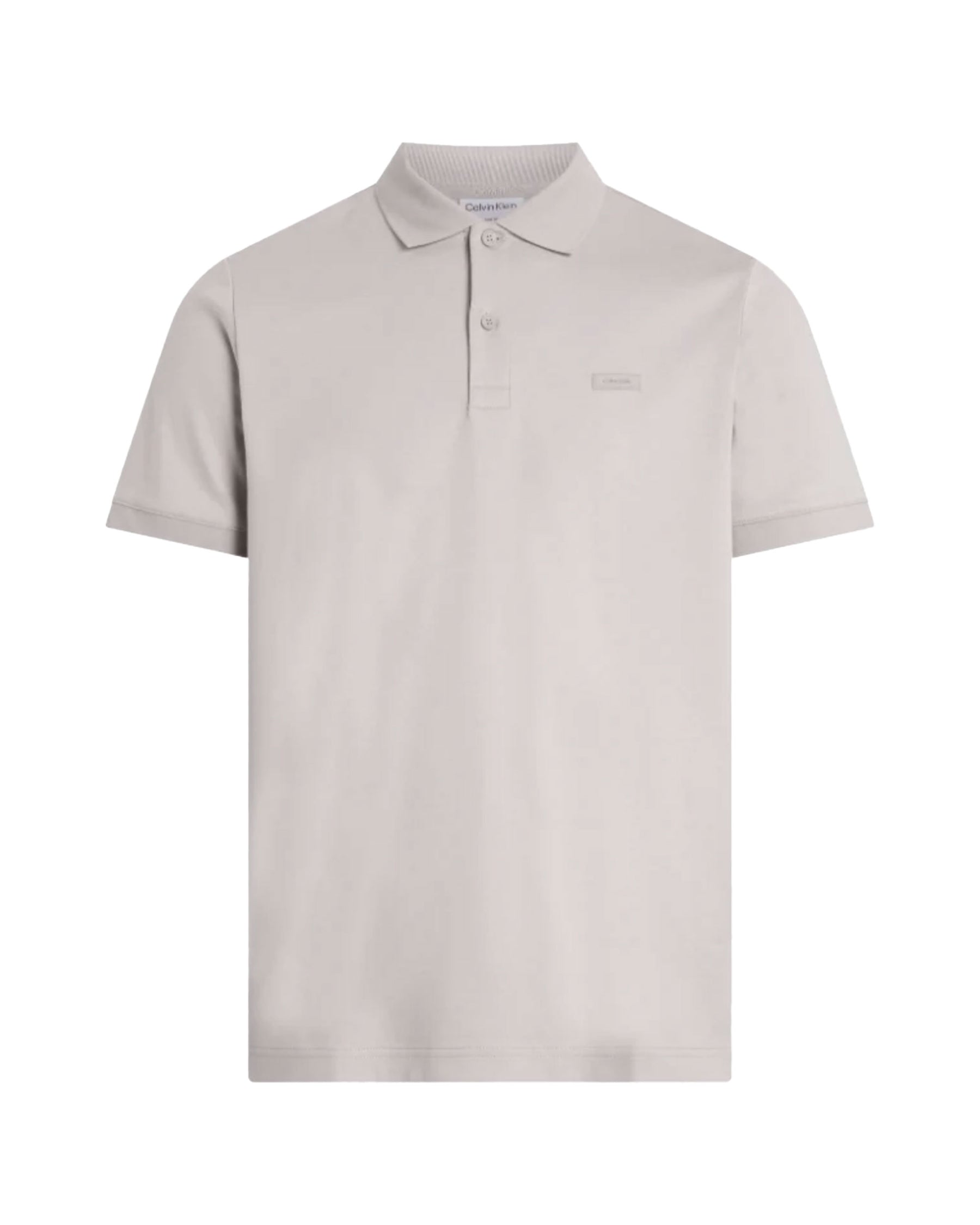 Man Polo Shirt Calvin Klein Smooth Cotton Slim Atmosphere