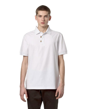 Polo Uomo K-Way Alderic Bianco